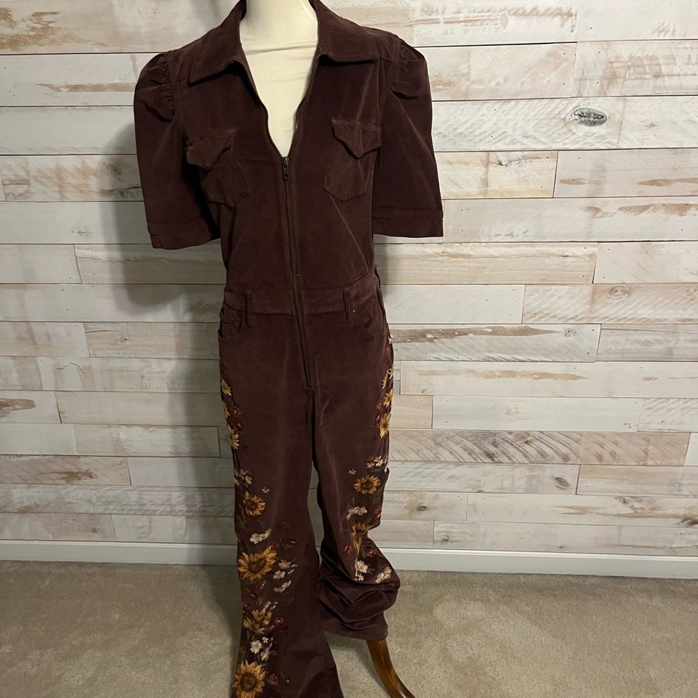 NWT DRIFTWOOD for Free people size M Esme cord overalls - Picture 2 of 9
